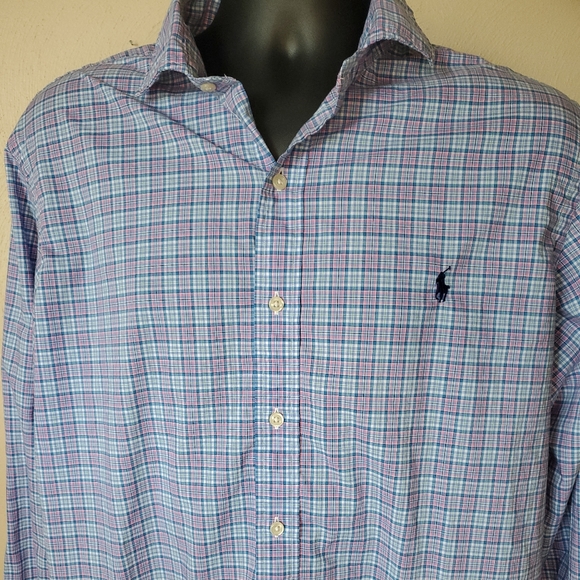Polo Ralph Lauren mens XL plaid shirt - Picture 2 of 6